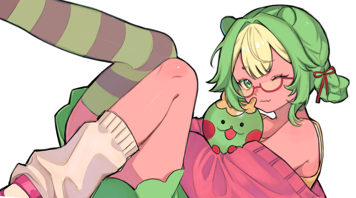 Art of AppleVTuber in her casual wear by GirlwithArmor